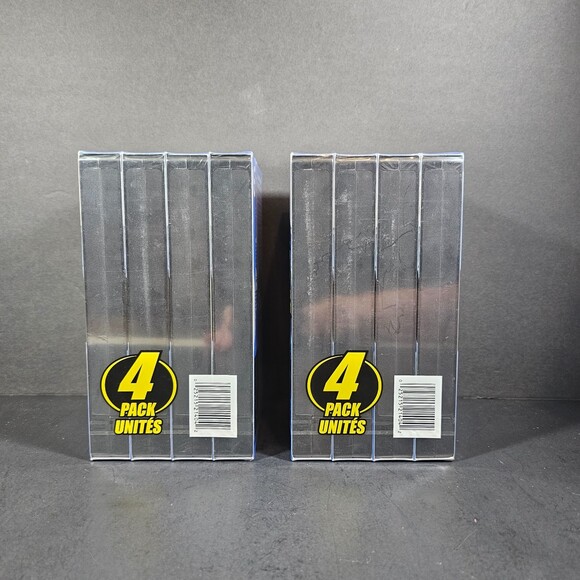 New Maxwell Standard Grade Set of 2 4-Packs (8 Tapes) VHS Recordable Tapes 6 hrs - Picture 5 of 5